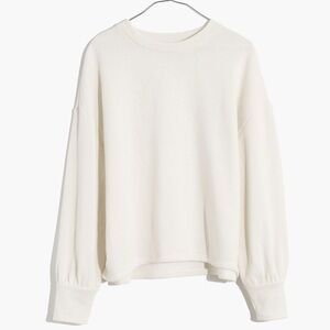 MADEWELL Brushed Knit Puff-Sleeve Top